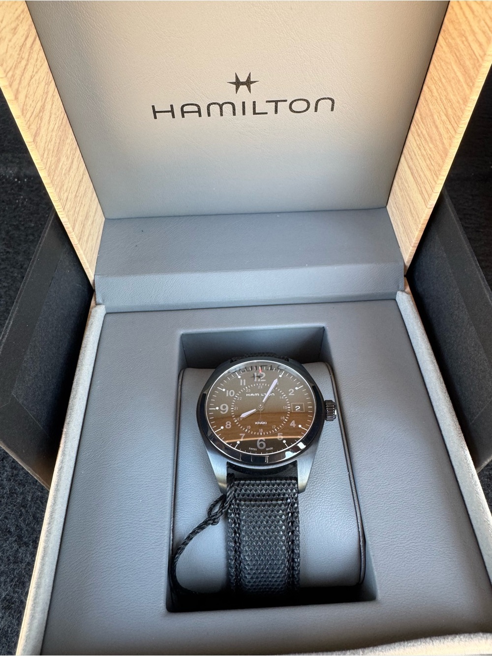 Hamilton Khaki field quartz full leather strap - Picture 2 of 7
